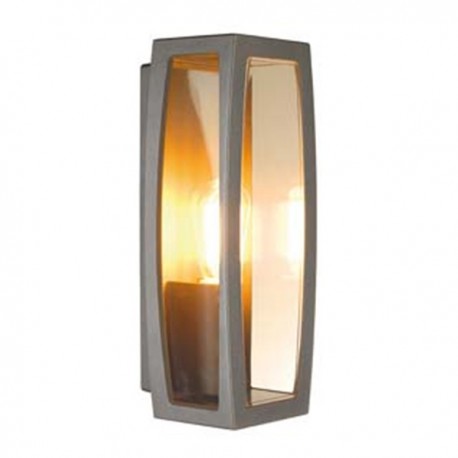 KDO Applique Meridian Box 2 - Anthracite - 25W - Sans ampoule - Paroi transparente