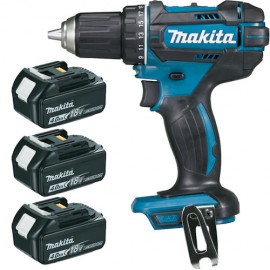 Perceuse visseuse 18 V Li-Ion - 4 Ah - Diamètre 13mm - 3 Batteries