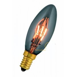 Ampoule LED à filament Spiraled Estelle E14 - 2,7W - 2200K - 90lm - Clair - Dimmable