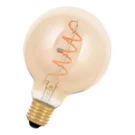 Ampoule LED à filament Spiraled William E27 - 4W - 2200K - 160lm - Or - Dimmable