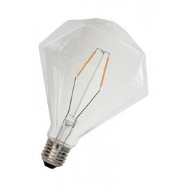 Ampoule LED à filament Diamond E27 - 3W - 2200K - 330lm - Clair - Dimmable