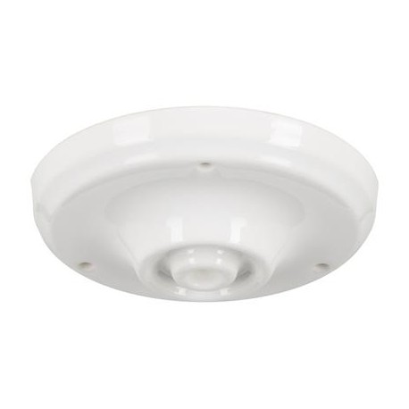 Rosace en porcelaine - Blanc