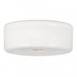 Rosace en porcelaine - Pour 1 à 5 cordons - Blanc