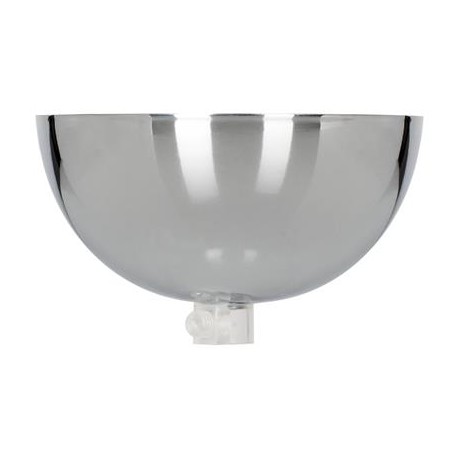 Rosace Bowl en métal - Chrome
