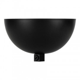 Rosace Bowl en métal - Noir