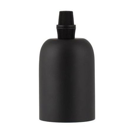 Douille aluminium - E27 - Noir mat