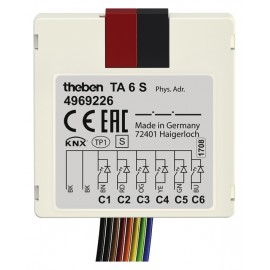 Module encastré 6 entrees TA 6 S KNX