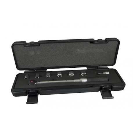 Coffret clé dynamométrique - 3/8” - 10-50 Nm - Cliquet 72 dents - Douilles 30mm