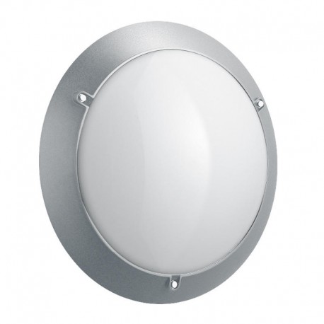 Hublot Chartres Essentiel antivandale Led intérieur - 10W - 4000K - Fonction On/Off - Rond - Gris métal - Non dimmable