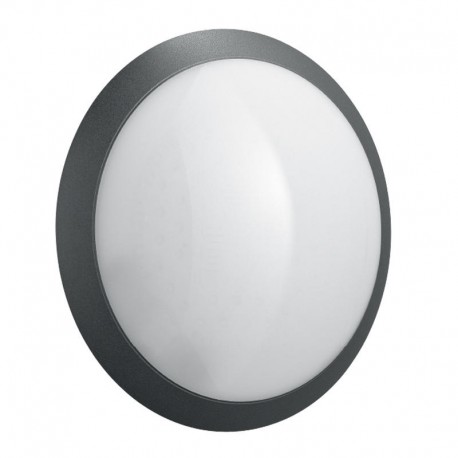 Hublot Chartres Essentiel Led intérieur - 15W - 4000K - Fonction On/Off - Rond - Anthracite - Non dimmable