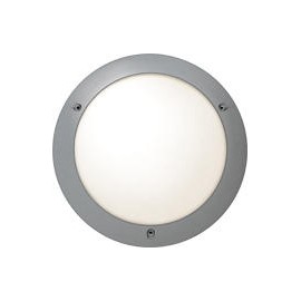 Hublot Chartres Origine intérieur - E27 - 53W - Fonction On/Off - Rond - Gris métal - Non dimmable