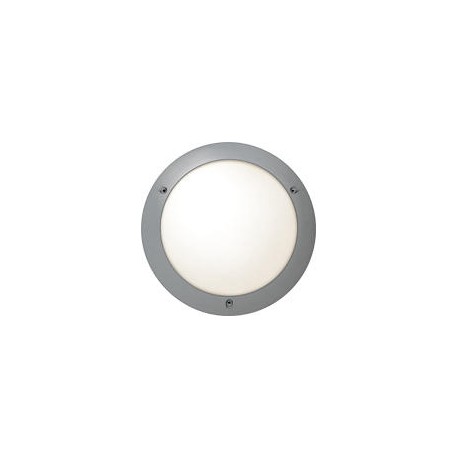 Hublot Chartres Origine intérieur - E27 - 53W - Fonction On/Off - Rond - Gris métal - Non dimmable