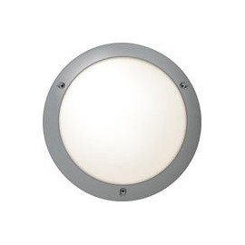 Hublot Chartres Origine intérieur avec détecteur HF - E27 - 53W - Rond - Gris métal - Non dimmable