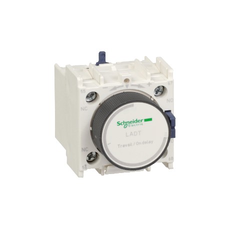 Bloc auxiliaire additif temporisé TeSys - 1F + 1O - 10 à 180s