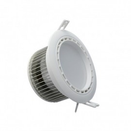 Spot LED fixe 4 zones - 13W - RGB+3000K - 1250Lm - Avec ampoule - Blanc