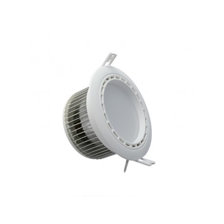 Spot LED fixe 4 zones - 13W - RGB+3000K - 1250Lm - Avec ampoule - Blanc