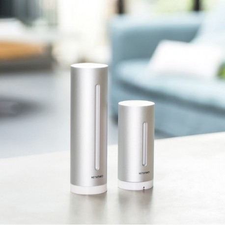 Netatmo Pack Pluviomètre et Anémomètre Connectés sans-fil pour la Station  Météo : : Jardin