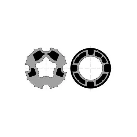 Kit pour moteur LT Ø50mm de store extérieur - Pour tube Dohner Ø78mm