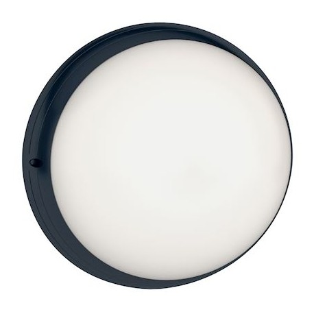 Hublot fonctionnel Astreo LED intérieur - 9W - 4000K - Fonction On/Off - Rond - Anthracite - Non dimmable
