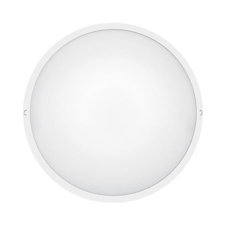 Hublot fonctionnel Astreo LED antivandale intérieur - 16W - 4000K - Fonction On/Off - Rond - Blanc - Non dimmable