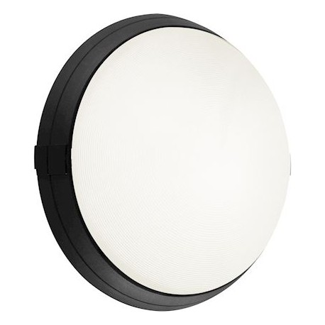 Hublot fonctionnel Super 400 - E27 - 70W - Fonction On/Off - Rond - Noir - Non dimmable