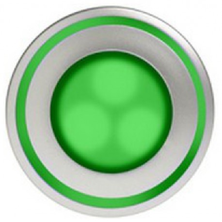 Luminaire encastré Kalank mini LED verte pour éclairage direct - 3.4W - Fonction On/Off - Rond - Non dimmable