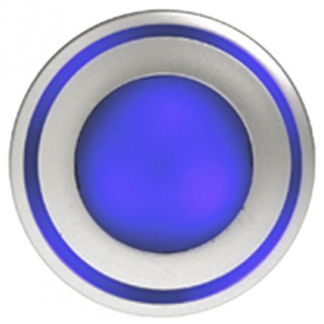 Luminaire encastré Kalank mini LED bleue éclairage direct ou indirect - 3.4W - Fonction On/Off - Rond - Non dimmable