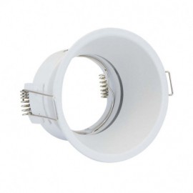 Support de spot encastrable rotatif BBC - Rond - ∅ 82mm - IP20 - Blanc