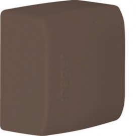 Embout pour goulotte Athéa - l20 x H12mm - Marron