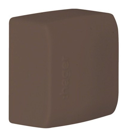 Embout pour goulotte Athéa - l20 x H12mm - Marron
