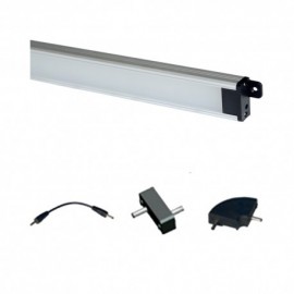 Kit d'extension et réglette LED extensible - 5W - 4000K - 420 lumens - Non dimmable - Gris