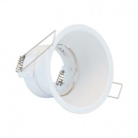 Support de spot encastrable BBC - Rond - ∅ 82mm - IP20 - Blanc