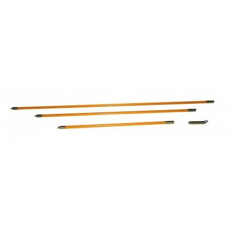 Lot de 15 aiguilles de curage en PVC - ø24mm - longueur 2m
