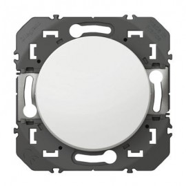 Poussoir Dooxie 1 poste - 6A - 250V - Blanc