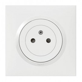 Prise de courant Dooxie One - 2P+T Surface - 16A - Blanc