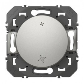 Lot de 10 interrupteurs 2 positions Dooxie - Commande VMC - Alu