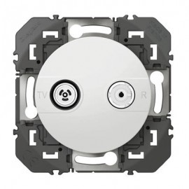 Prise de télévision Dooxie - TV-R - Blanc