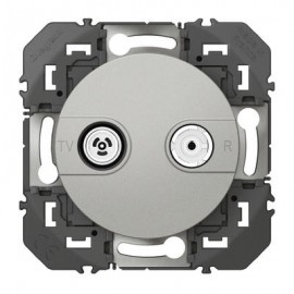 Prise de télévision Dooxie - TV-R - Alu