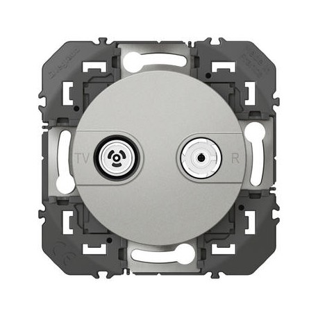 Prise de télévision Dooxie - TV-R - Alu