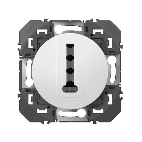 Prise téléphone Dooxie - En T - Blanc