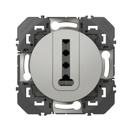 Prise téléphone Dooxie - En T - Alu