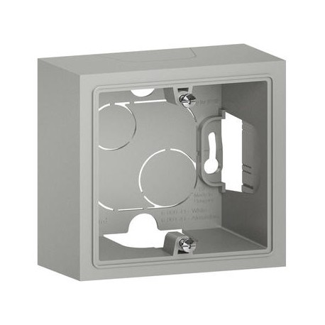 Cadre saillie Dooxie - 1 poste - Alu