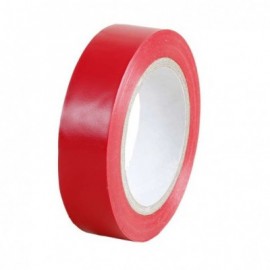 Ruban adhésif PVC Isoel - Rouge - 10m x 15mm