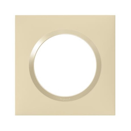 Plaque carrée monobloc Dooxie - 1 poste- Dune