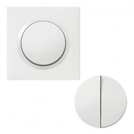 Transformeur réversible Dooxie One - 1 poste - 250V - Livré avec plaque et griffes - Blanc