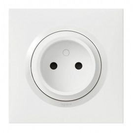 Prise de courant à puits Dooxie One - 2P - 16A - Blanc