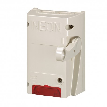 Coffret coupure pour enseigne lumineuse - Bipolaire- 16A - 250V - Avec voyant