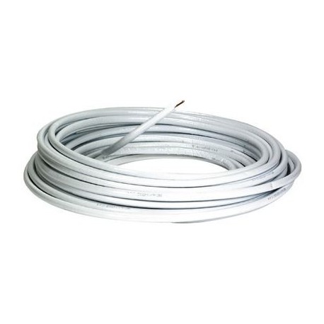 Tube cuivre pré-gainé pour chauffage et eau chaude sanitaire 16/18 couronne de 25 mètres