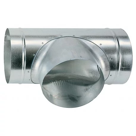 Té galva TE250/160 pour réseaux VMC - 90° - ø 250 mm