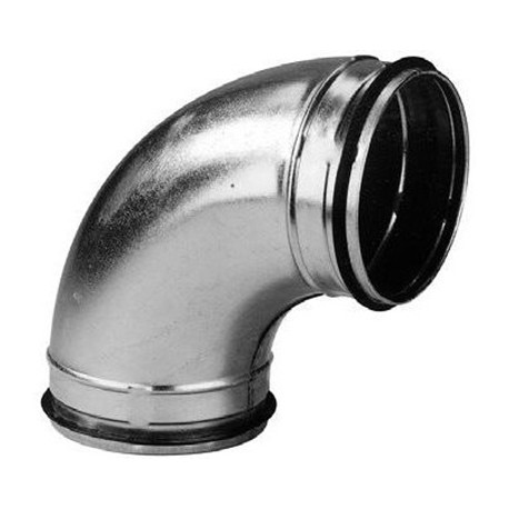 Coude galva avec joints C 400/90 J - Angle 90° - Diamètre 400mm